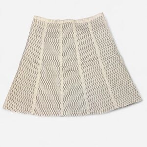 Proenza Schouler for Target Grey Cream Coquette Marseille Skirt Size 5